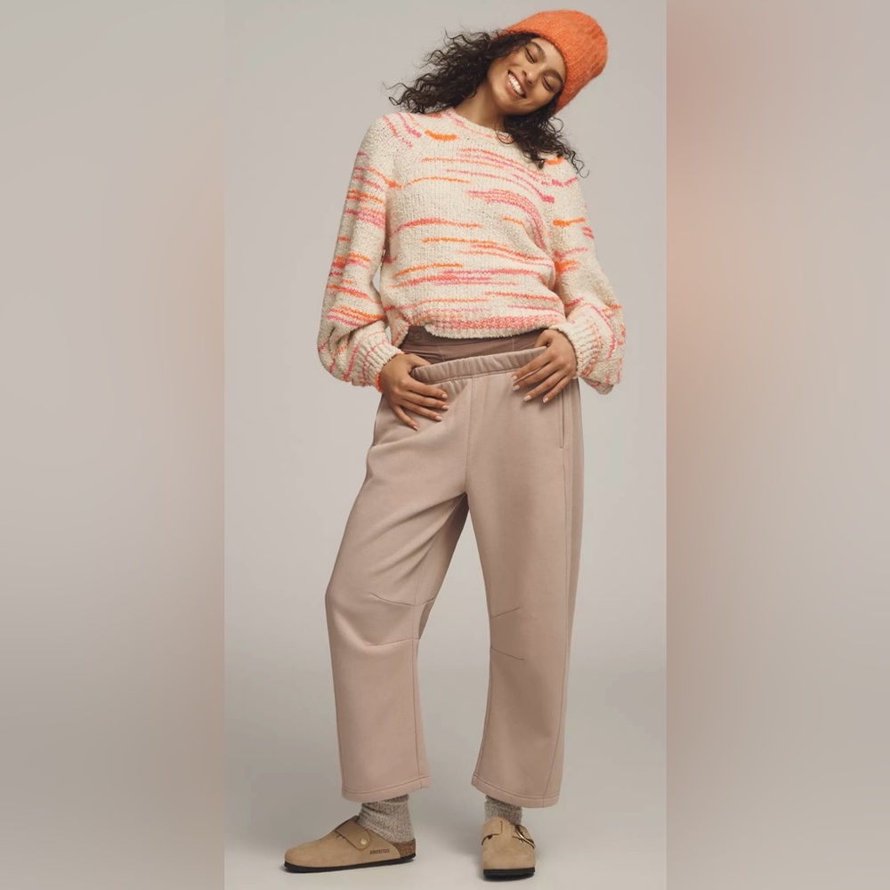 29-Anthropologie -Pilcro Balloon-Sleeve Crew-Neck Sweater